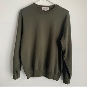 Gap Sport Olive Crew neck sweatshirt